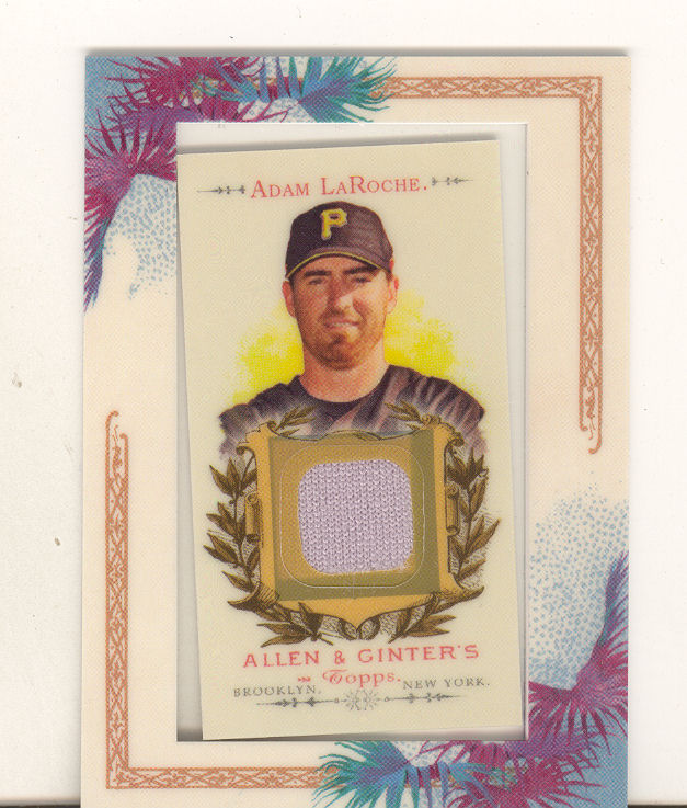 2007 Topps Allen and Ginter Relics #AL Adam LaRoche J