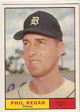 1961 Topps #439 Phil Regan RC