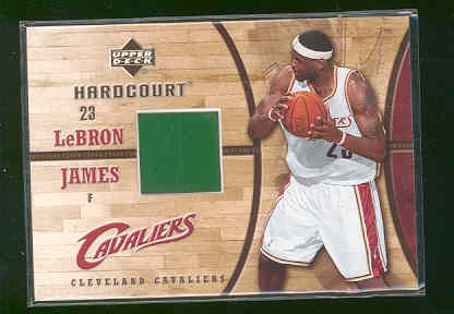 2006-07 Upper Deck Hardcourt Game Floor #20 LeBron James