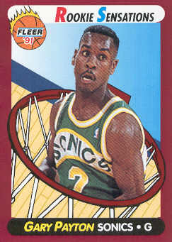 1991-92 Fleer Rookie Sensations #9 Gary Payton