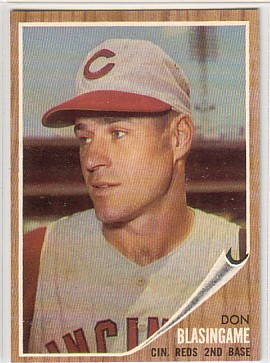 1962 Topps #103 Don Blasingame