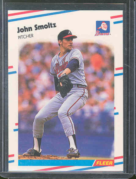 1988 Fleer Update Glossy #74 John Smoltz