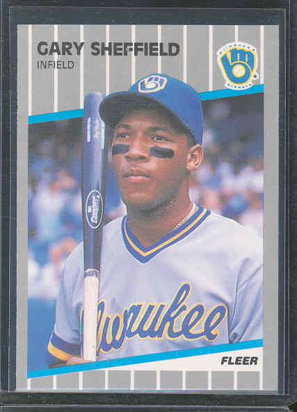 1989 Fleer Glossy #196 Gary Sheffield
