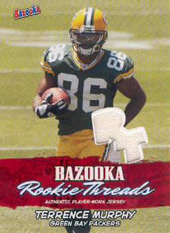 2005 Bazooka Rookie Threads #BZRTM2 Terrence Murphy Wht