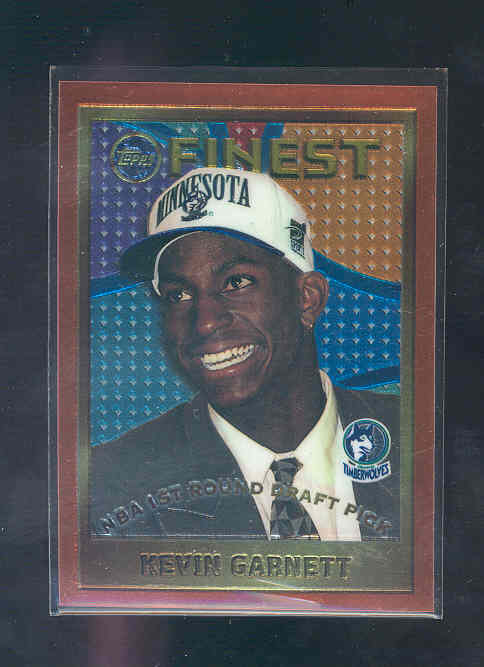 1995-96 Finest #115 Kevin Garnett RC