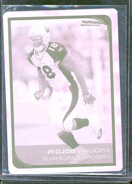 2006 Bowman Chrome Printing Plates Magenta #148 Anquan Boldin