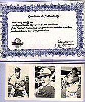 1969 Topps Deckle uncut sheet PETE ROSE, RICK MONDAY, MEL STOTTLEMYRE from the Topps Vault   (Mint)
