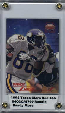 1998 Topps Stars #66 Randy Moss RC