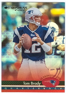 2002 Donruss Statline Season #112 Tom Brady/86