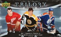 2007 - 08 ( 2008 ) Upper Deck UD Trilogy Hockey Factory Sealed Hobby Series Box - 3 Rookies & 3 Autographs & 3 Memorabilia Cards Per Box On Avg. - Possible Sidney Crosby , Carey Price & Alex Ovechkin 