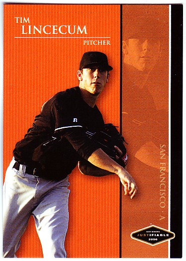 2006 Justifiable Black #22 Tim Lincecum
