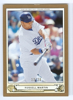 2005 Origins Gold #271 Russell Martin YS