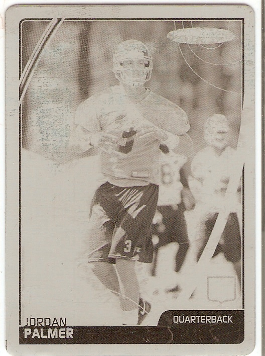 2007 Topps Total Printing Plates Black #448 Jordan Palmer