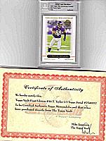 2005 Topps 50th Anniversary TRAVIS TAYLOR First Edition #1/3