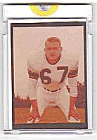 1961 Topps Steelers BOB SCHMITZ color negative!