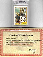 2005 Topps 50th Anniversary Throwbacks CHAD JOHNSON 1st Edition #2/10
