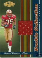 2006 Donruss Threads Rookie Collection Materials #12 Michael Robinson