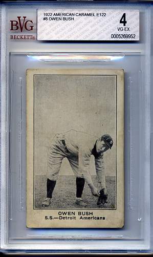 1921 E121 American Caramel Series of 80 #8 Owen Bush