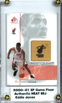 2000-01 SP Game Floor Authentic Floor #EJ Eddie Jones