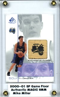 2000-01 SP Game Floor Authentic Floor #MM Mike Miller