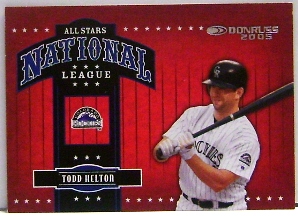 2005 Donruss All-Stars NL #15 Todd Helton