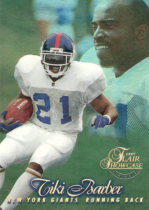 1997 Flair Showcase Row 1 #46 Tiki Barber