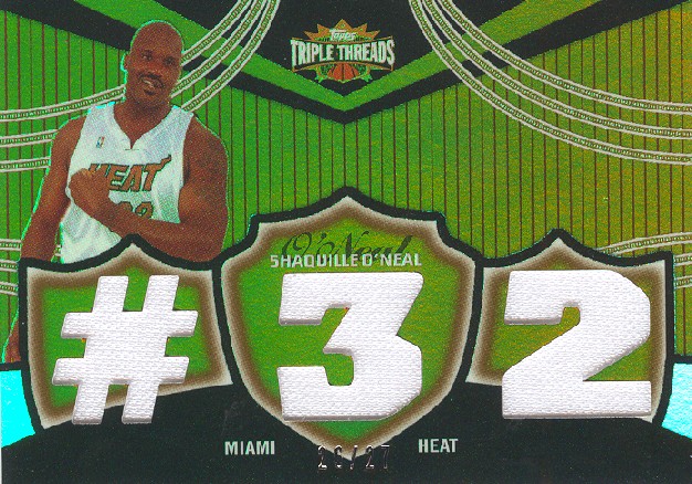 2006-07 Topps Triple Threads Relics Sepia #86 Shaquille O'Neal #32