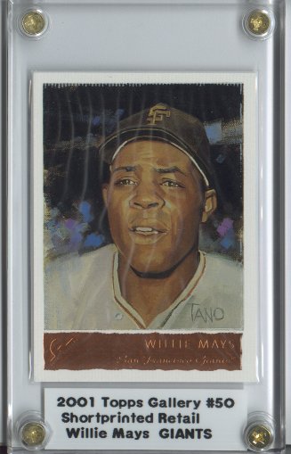 2001 Topps Gallery #50 Willie Mays RETAIL