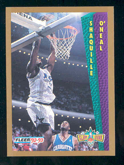 1992-93 Fleer #298 Shaquille O'Neal SD