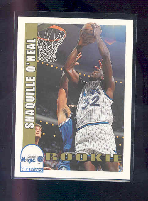1992-93 Hoops #442 Shaquille O'Neal RC
