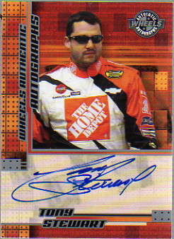 2004 Wheels Autographs #63 Tony Stewart AT