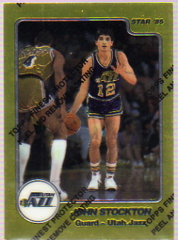 1996-97 Topps Finest Reprints #43 John Stockton