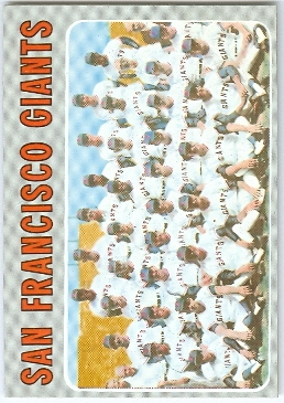 1970 Topps #696 San Francisco Giants TC