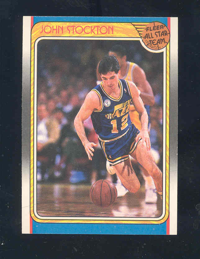 1988-89 Fleer #127 John Stockton AS