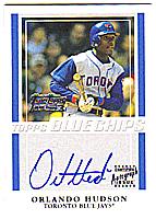 2003 Topps Blue Chips Autographs #OH Orlando Hudson
