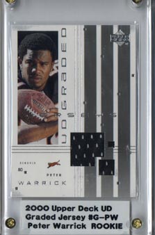 2000 UD Graded Jerseys #GPW Peter Warrick