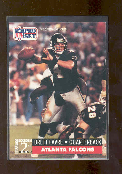 1991 Pro Set #762 Brett Favre RC