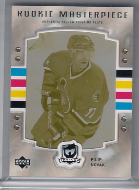 2006-07 The Cup Printing Plates Artifacts Black #227 Filip Novak