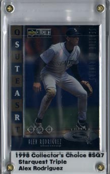 1998 Collector's Choice StarQuest Triple #7 Alex Rodriguez