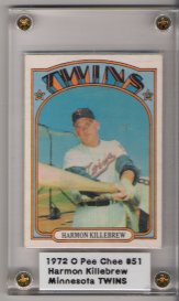 1972 O-Pee-Chee #51 Harmon Killebrew
