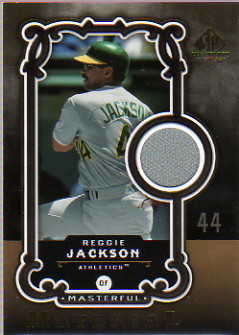 2007 SP Legendary Cuts Masterful Materials #RJ Reggie Jackson