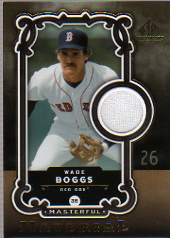 2007 SP Legendary Cuts Masterful Materials #WB Wade Boggs