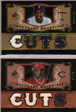 2007 SP Legendary Cuts Legendary Materials Triple #KG Ken Griffey Sr./99