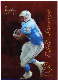1996 Select Certified Red #100 Eddie George