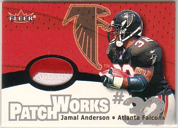 2000 Fleer Tradition Patchworks #3 Jamal Anderson