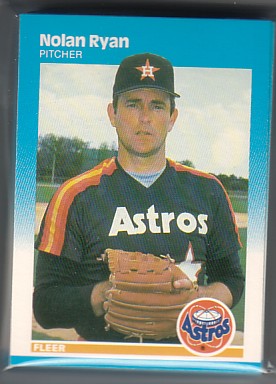 1987 Fleer Houston Astros Team Set NOLAN RYAN 20+ Cards