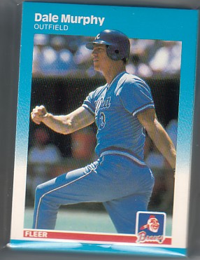 1987 Fleer Atlanta Braves D MURPHY Team Set  20+ Cards