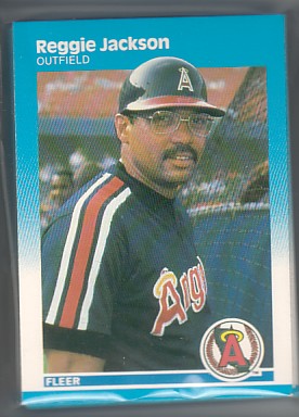 1987 Fleer Angels Team Set Reggie Jackson  20+ Cards