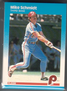 1987 Fleer PhilliesTeam Set Mike Schmidt 20+ Cards