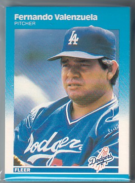 1987 Fleer Dodgers Team Set VALENZUELA 20+ Cards